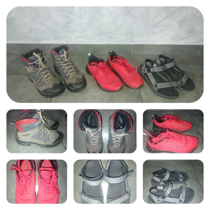 Zestaw butów chłopięcych 36,4F, hi- tec, wkł 22,5-23 cm