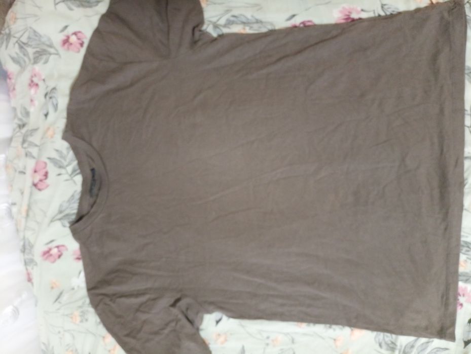 Brązowa koszulka t-shirt relaxed fit