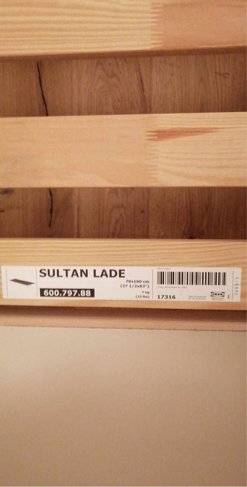 Łóżko dziecięce Ikea z barierą Sultan Lade