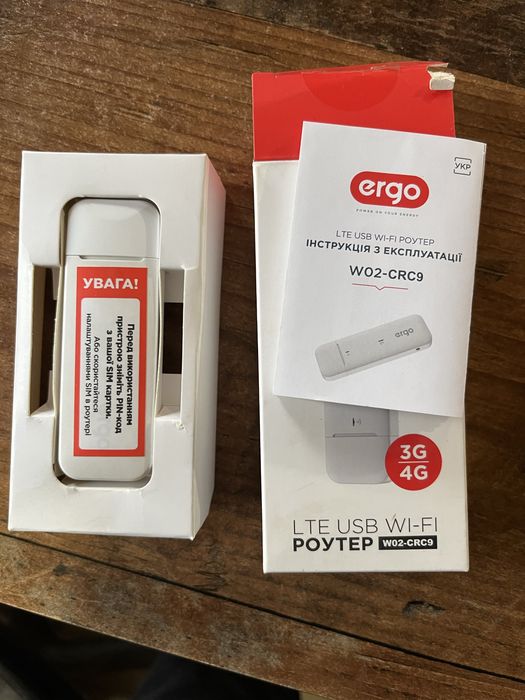 Продам роутер LTE USB WI-FI ERGO W02-CRC9