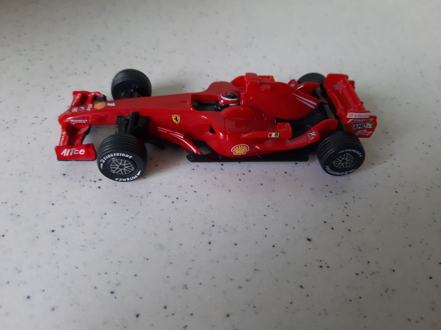 Ferrari F2008 v Power shell wyścigówka autko kolekcja home auto