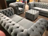 Zestaw Chesterfield 3 2 1 .Z funkcja spania 3 i 2.