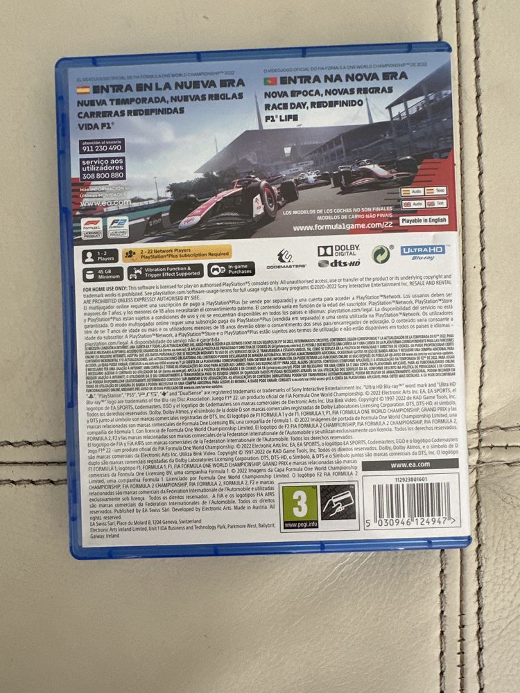 Formula 1 22 jogo ps 5