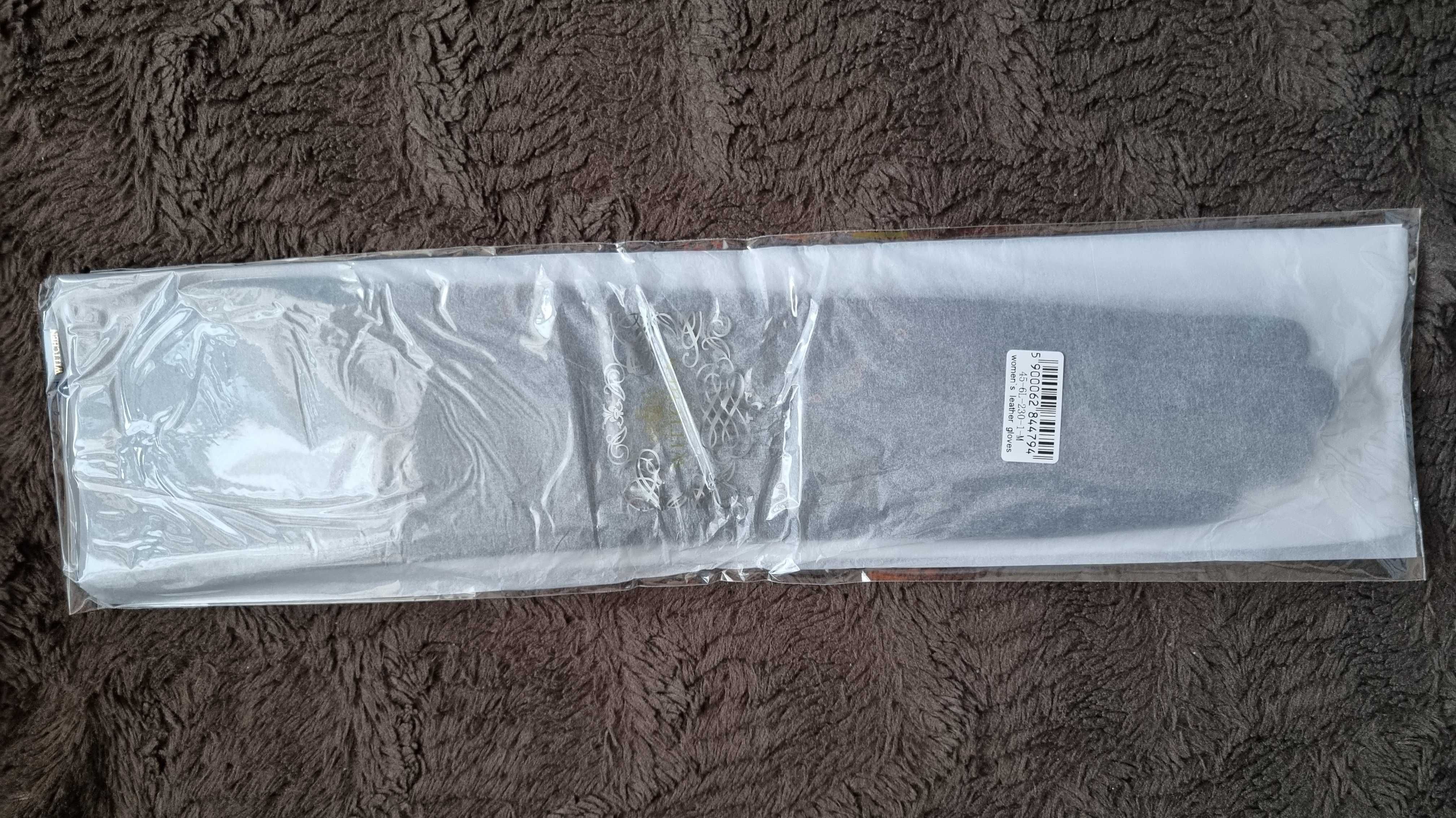 Długie rękawiczki skórzane Wittchen czarne 50 cm