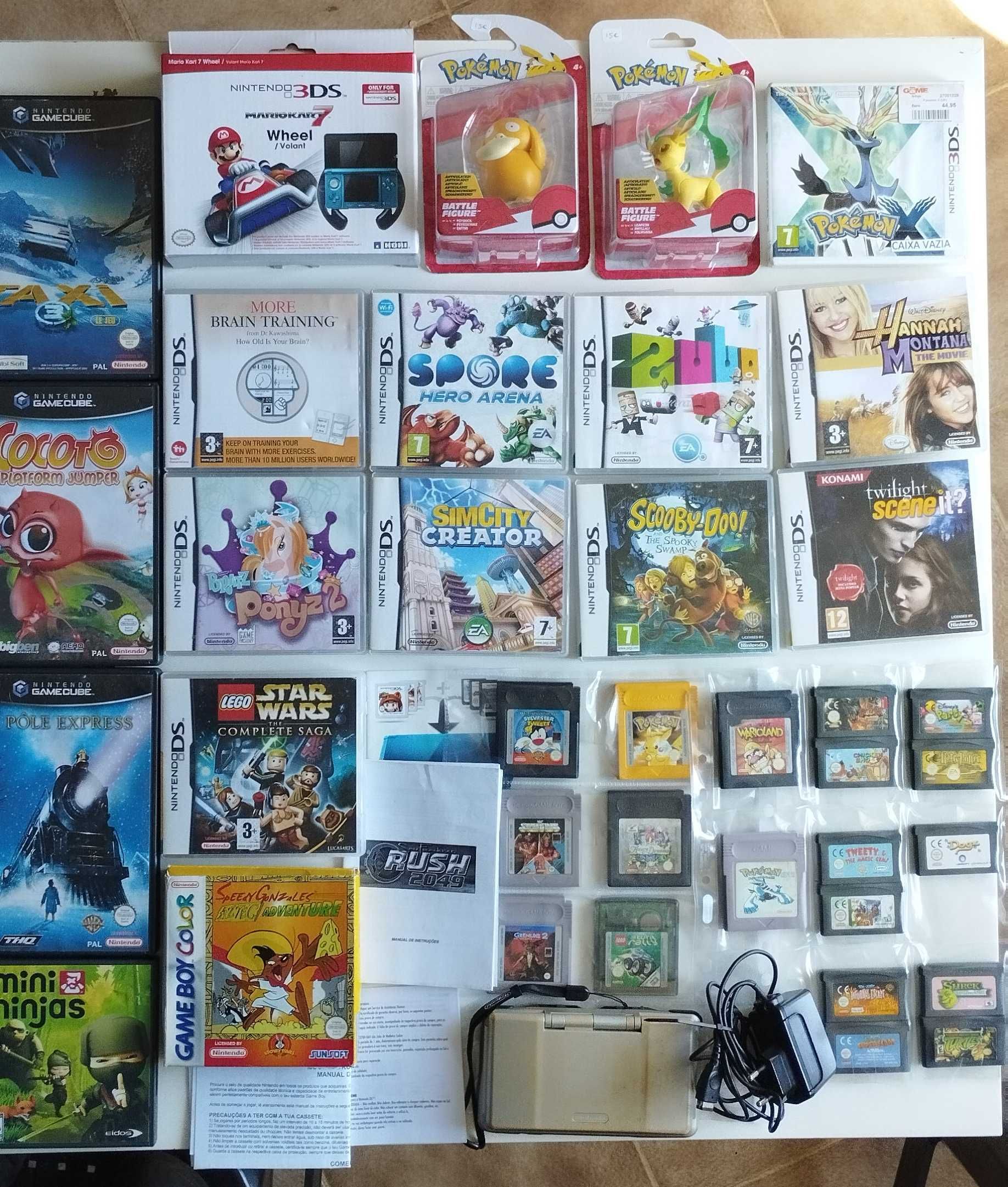 Nintendo Nes , Gameboy , Gamecube , Wii , Pokémon , Famicom , Snes etc