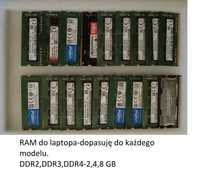 Idealny stan-czas pracy tylko 2-3 mies.DDR3 4GB TOPOWE FIRMY