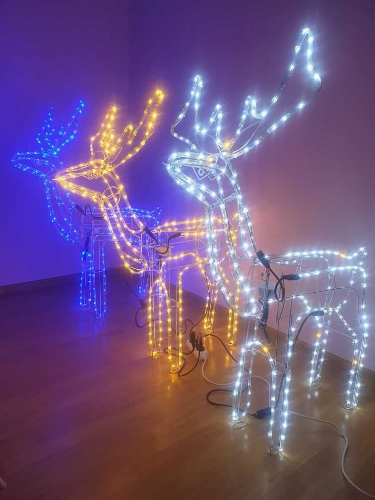Wyprzedaż! Renifer LED XXXL z ruchomą głową w bardzo atrakcyjnej cenie