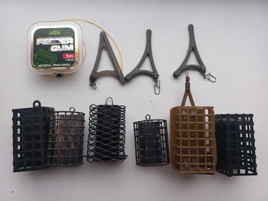 Набір - фідерні кормушки, відводи, фідергам