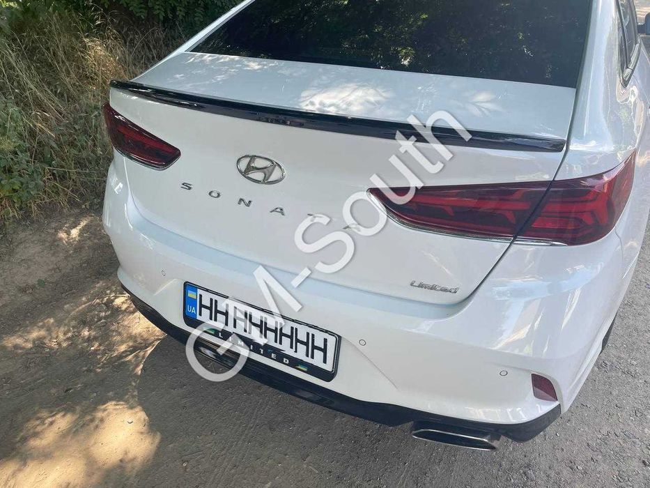Hyundai Sonata YF LF 2015 2016 2017 2018 2019 Спойлер Spoiler BLACK