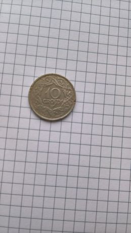 Монета 1923р. РП 10groszy