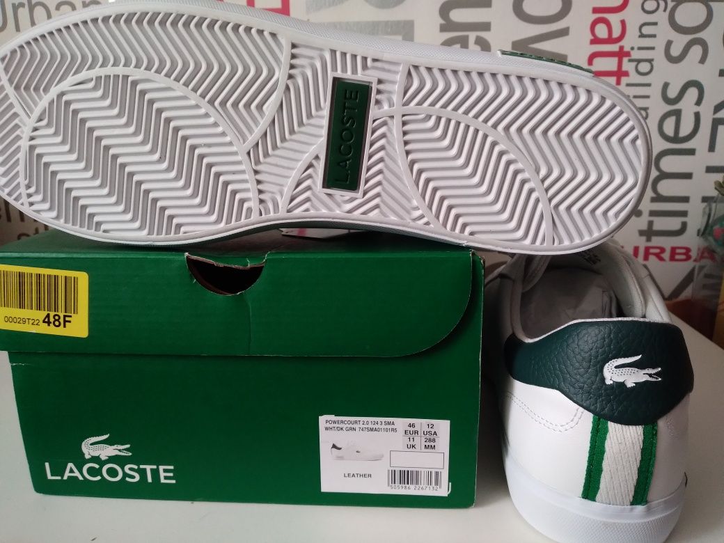 Buty Lacoste Powercourt r. 46 (większe jak 47) - skóra