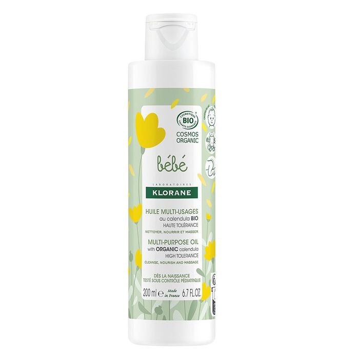 Klorane Bebe Multi-Purpose Oil organiczny olejek dla dzieci 200ml