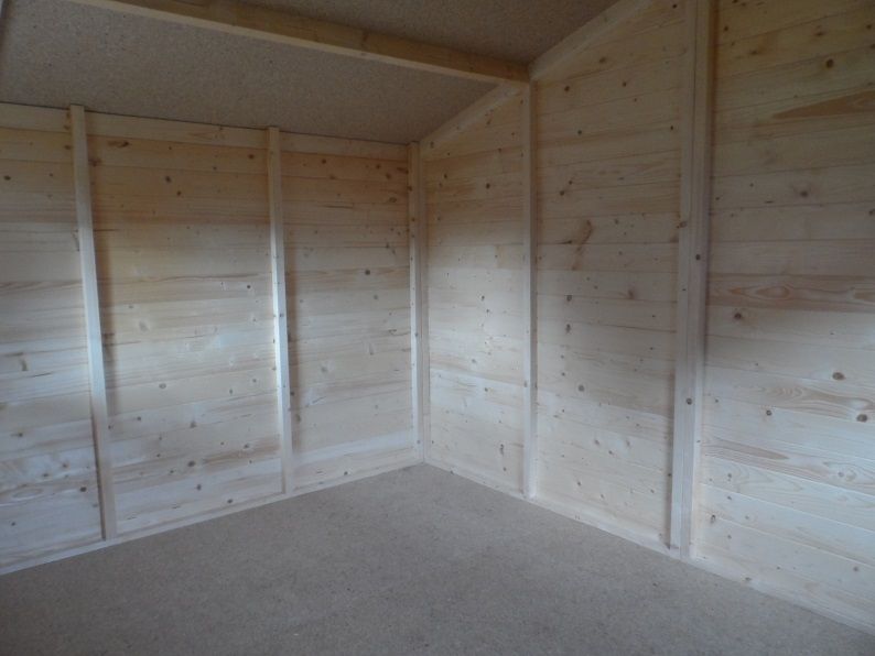 Drewniany domek ogrordowy , letniskowy, altana na działkę 4x4,5m