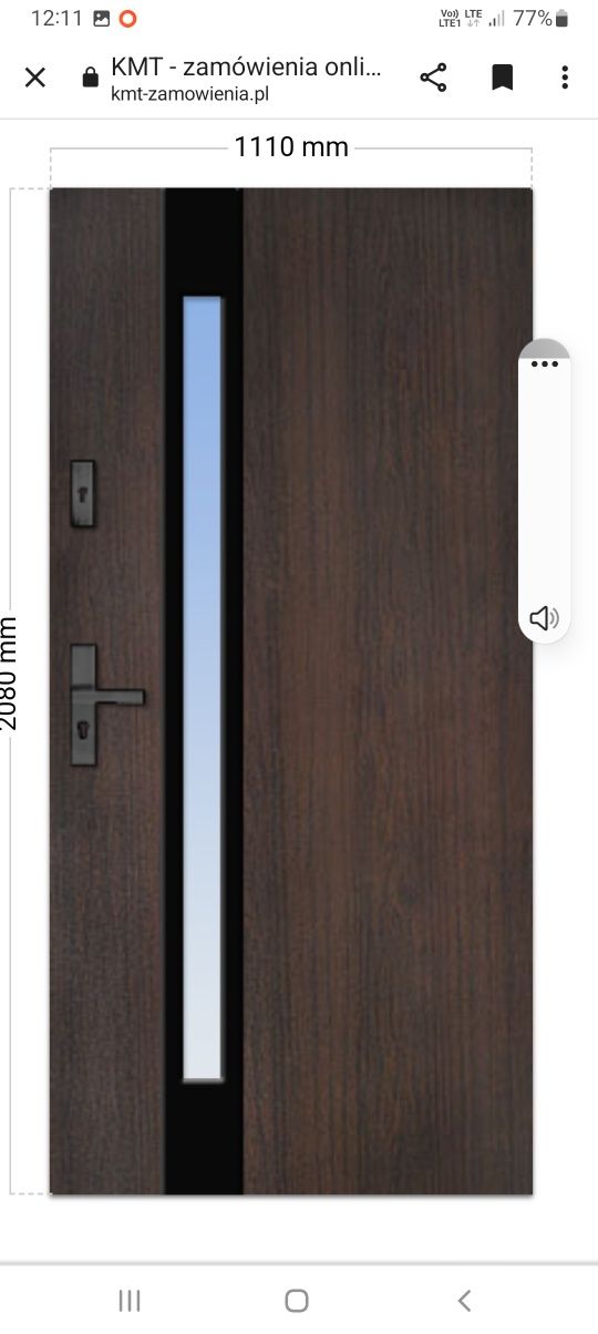 Drzwi z montażem od Ręki akustyczne Drzwi drewniane metalowe