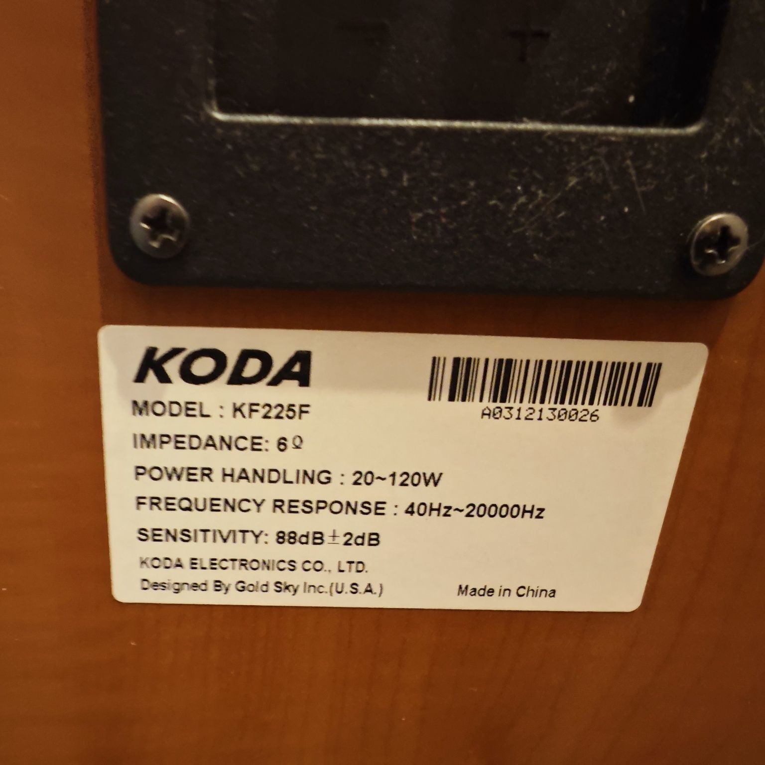 Kolumny głośnikowe KODA