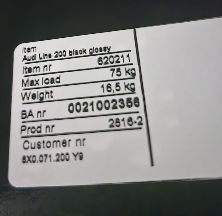 Bagażnik dachowy AUDI 430l