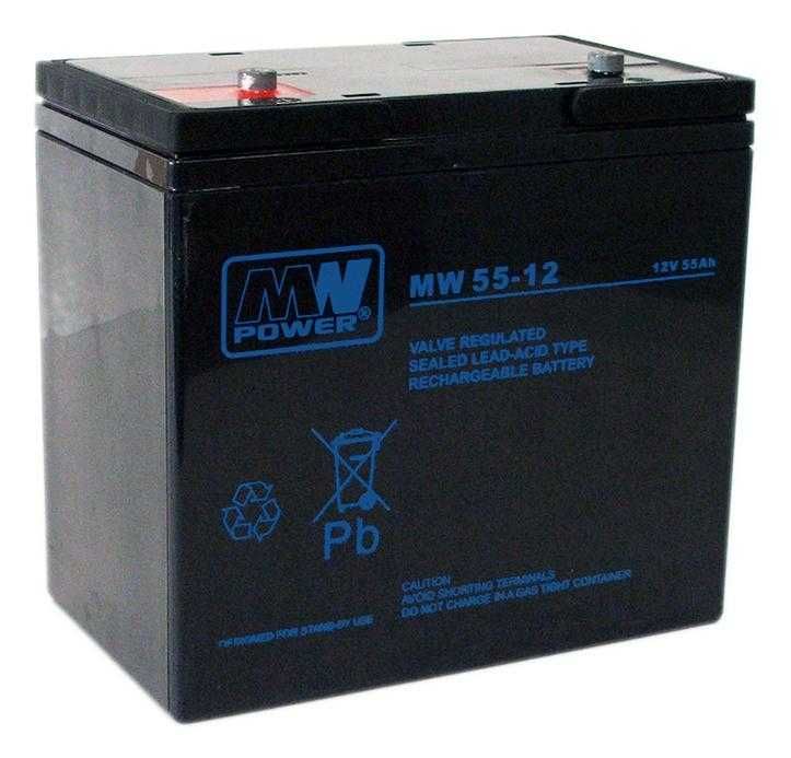 Akumulator AGM MW 55-12 12V 55Ah MW Power