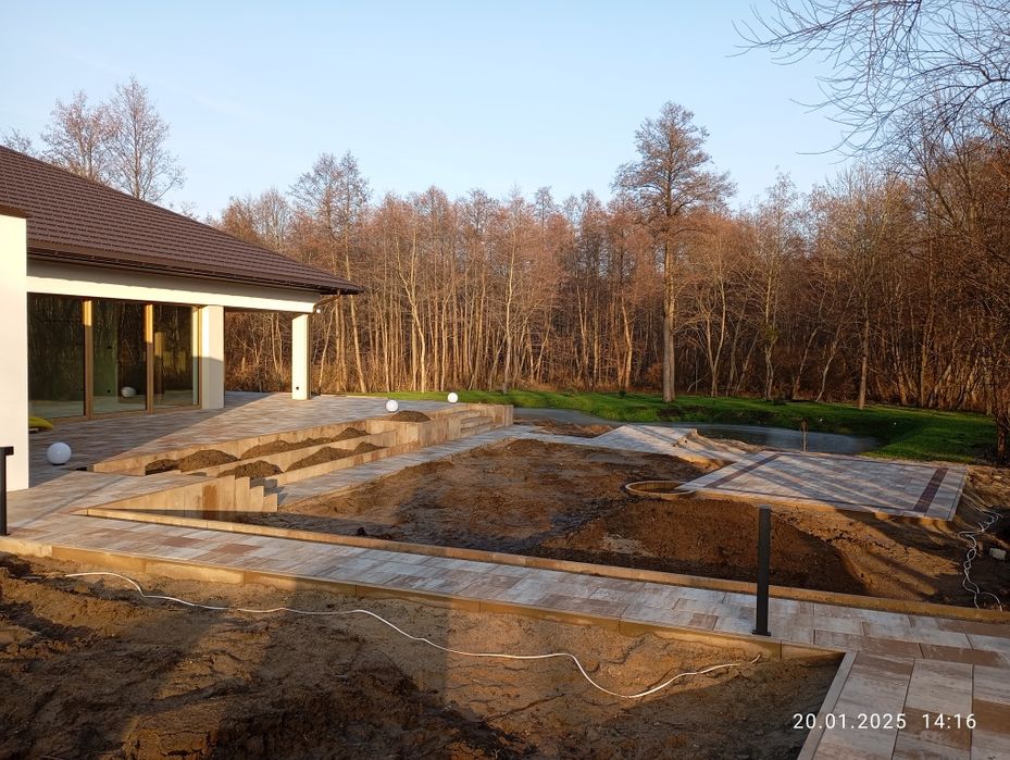 Usługi brukarski. Układanie kostki brukowej. Ogrodzenia.