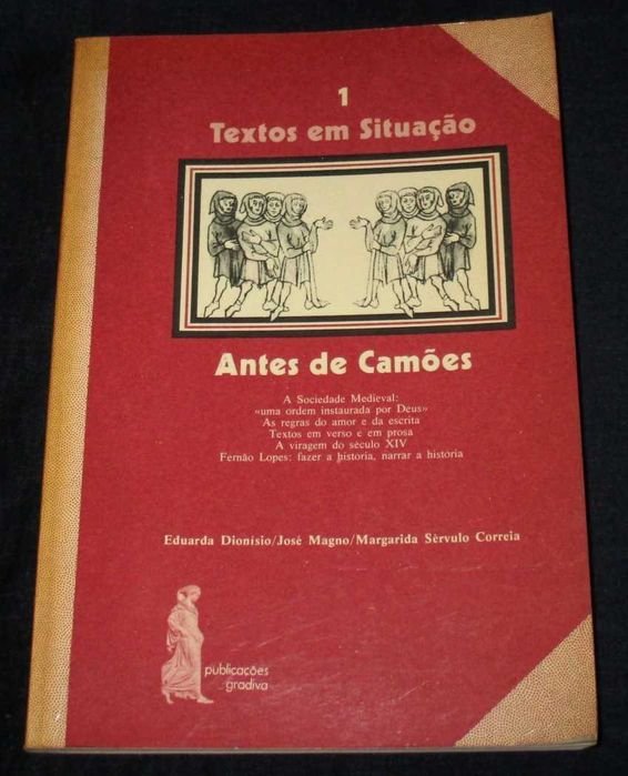 Livro Textos em situação 1 Antes de Camões