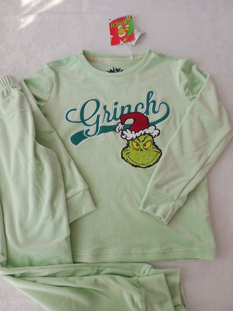 Piżama # Welur # Aksamit # Dziewczynka # Grinch # Reserved
