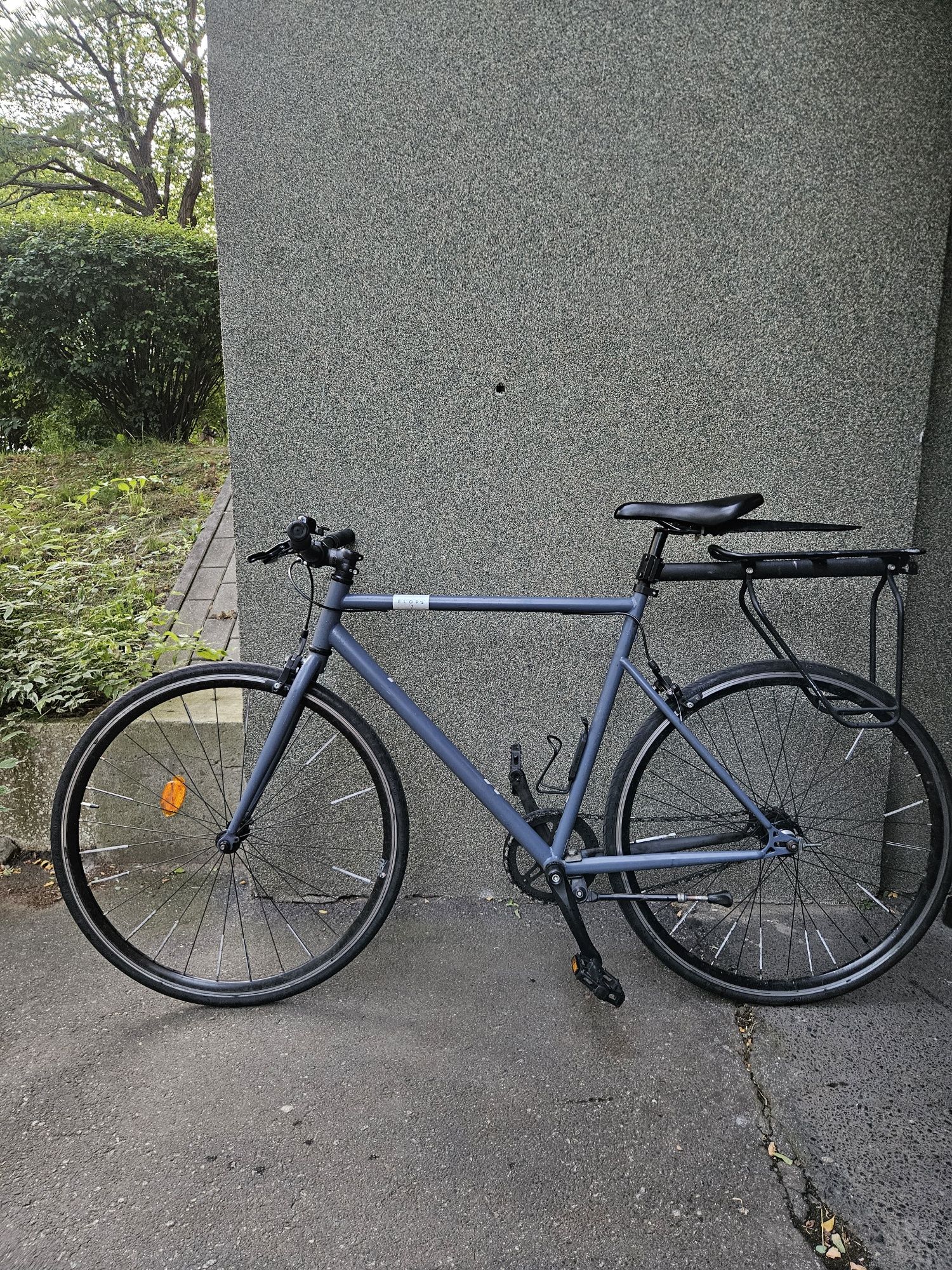 Rower szosowy elops 500 single speed jednobieg wolnobieg bagażnik