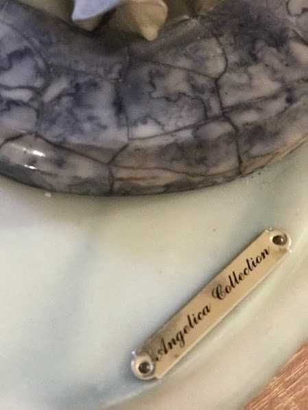 Вінтажна колекційна лампа, Італія, Джузеппе Армані, ручний розпис