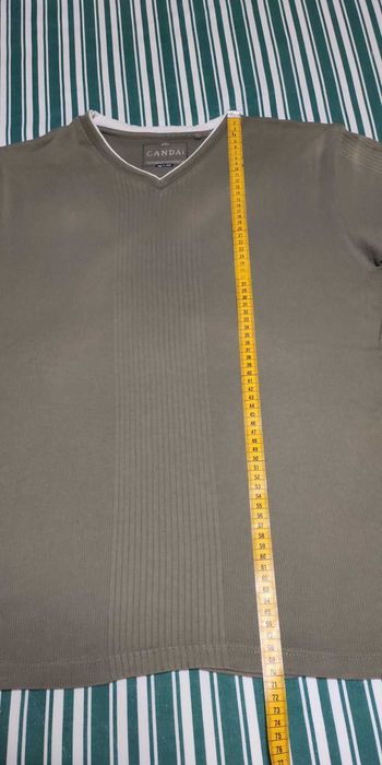 T-shirt Masculina Verde Caqui Tamanho 2XL