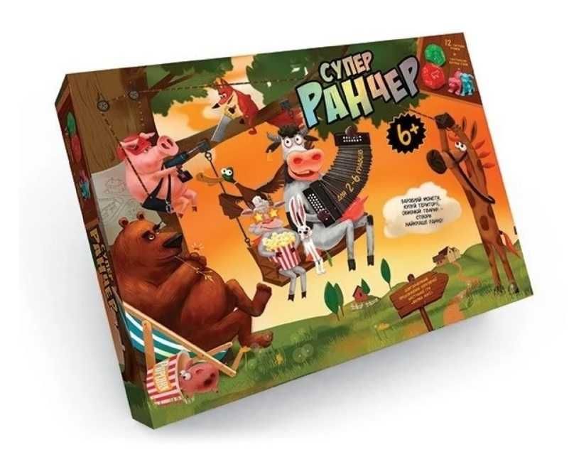 Настольная игра Супер Ранчер ферма фермер Danko Toys