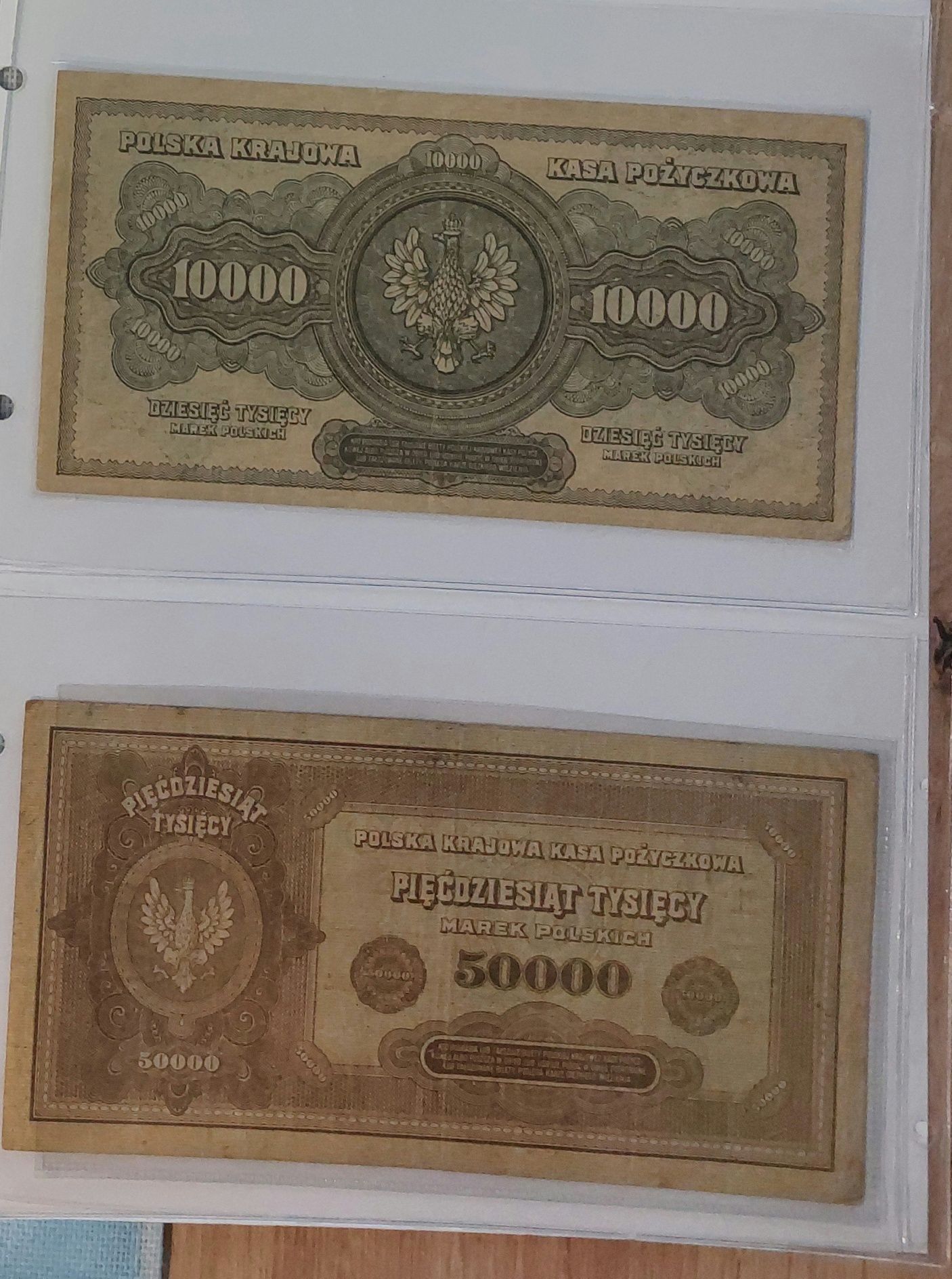 Banknoty Marki polskie 1922r.