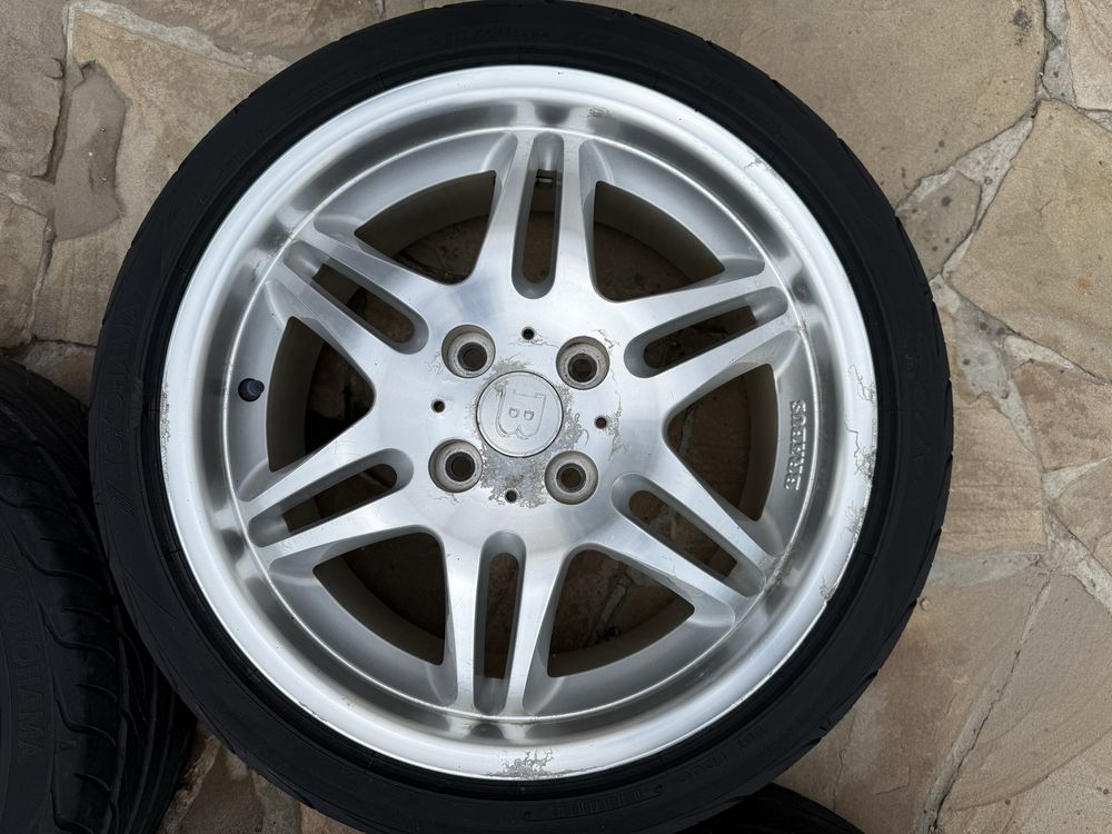 Разноширокие диски Brabus Monoblock R17 smart
