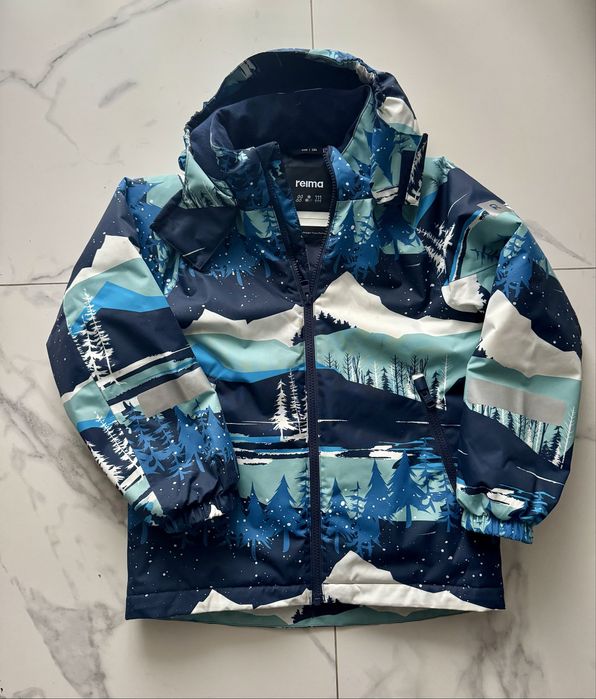 Kurtka REIMA Tech-zimowa, narciarska, ciepła, rozm. 134/140