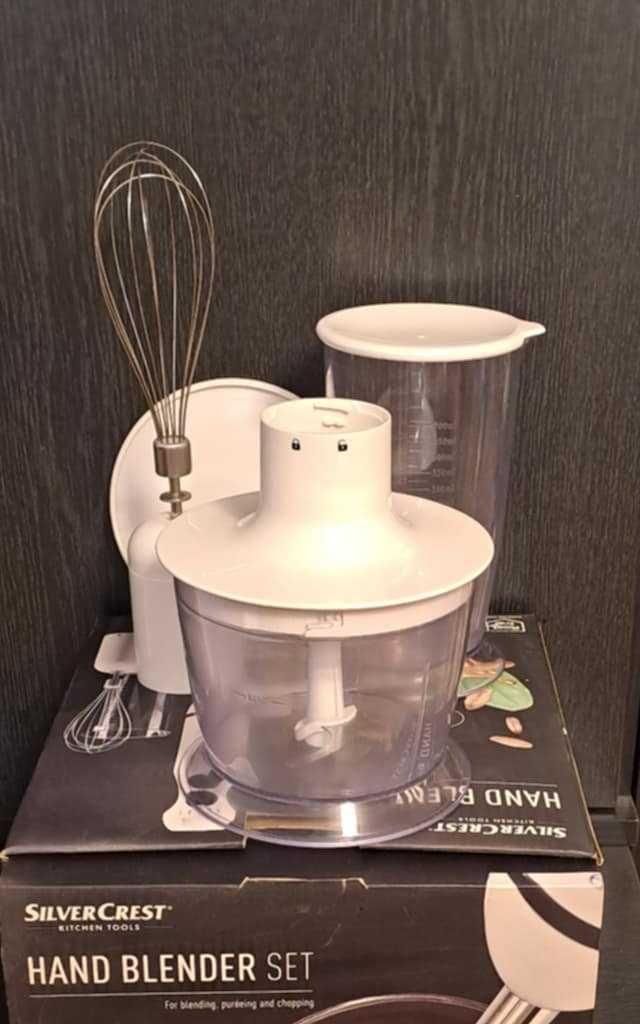 Sprawne elementy zestawu ręczny blender SilverCrest nieuszkodzone