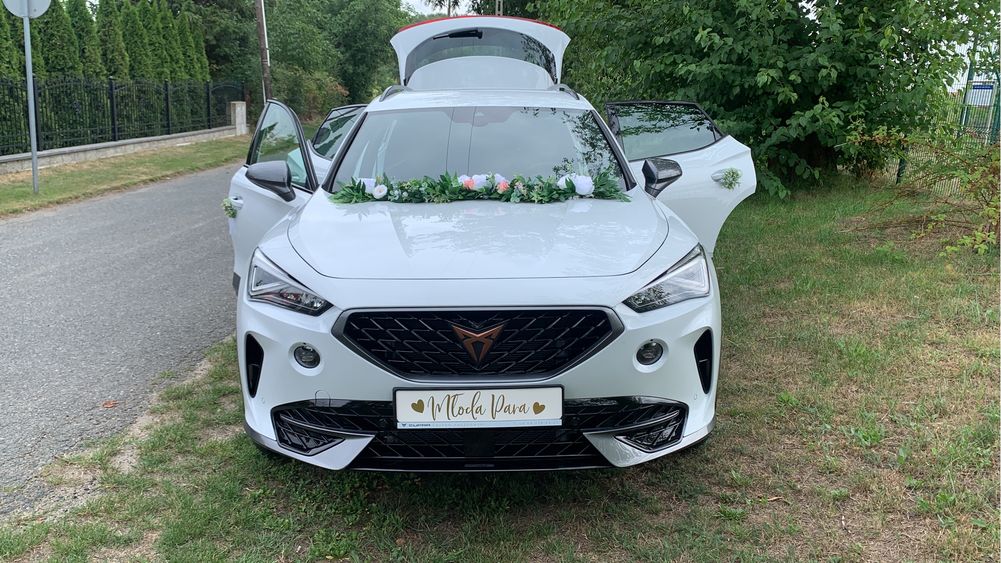 Auto do ślubu Cupra Formentor 500 zł ! Wolne terminy.