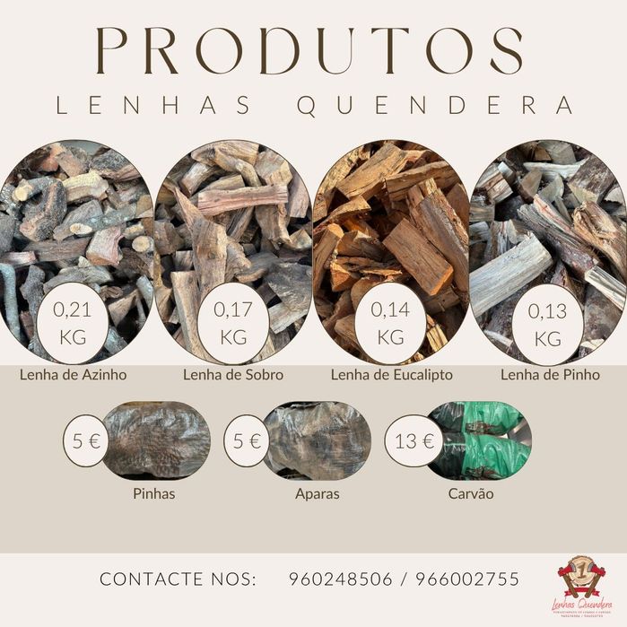 Lenha seca e de qualidade