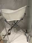 Banheira com suporte dobravel