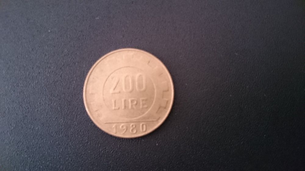 Moeda 200 Liras 1980