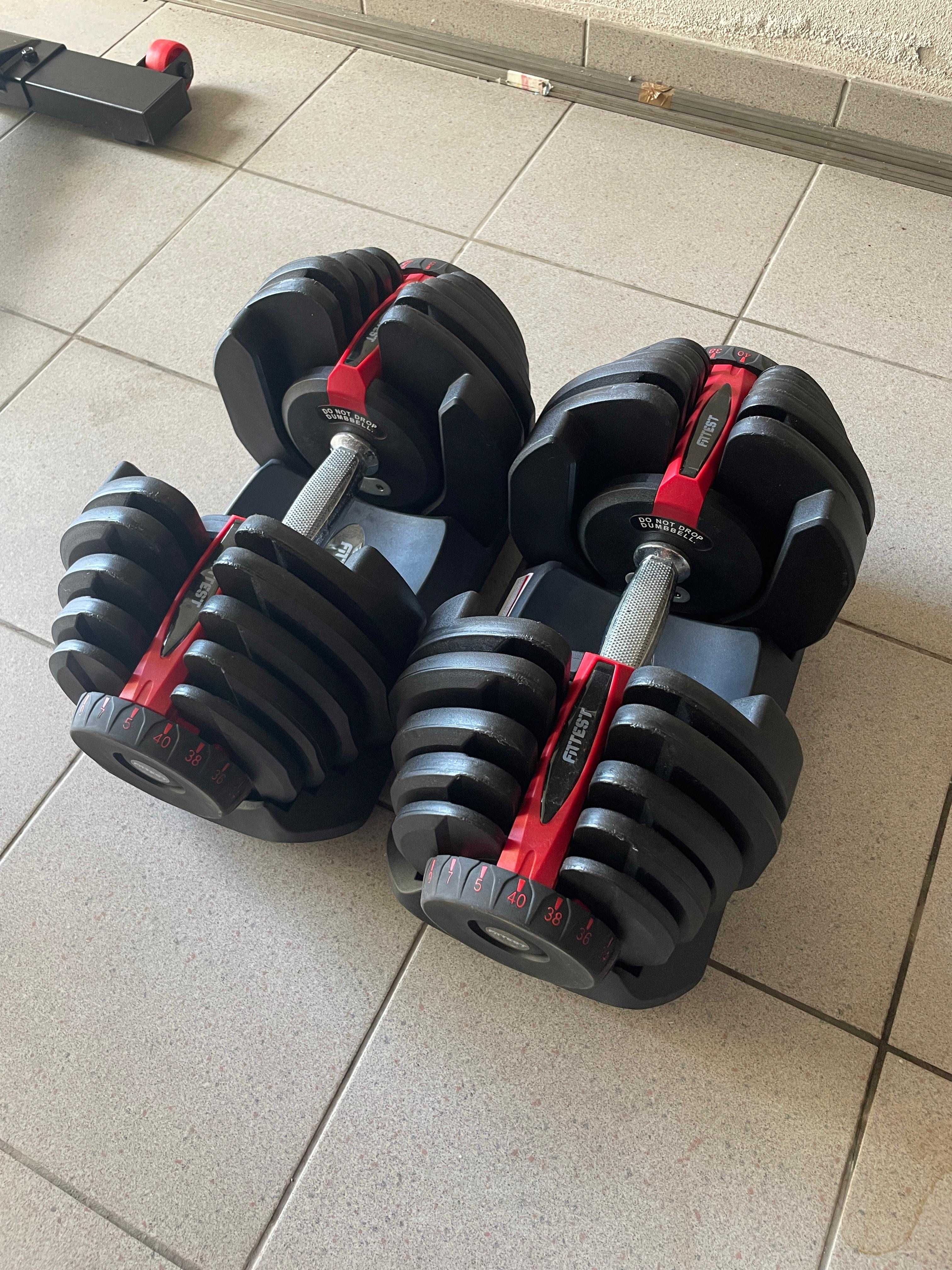 Halteres ajustáveis 5kg-40kg