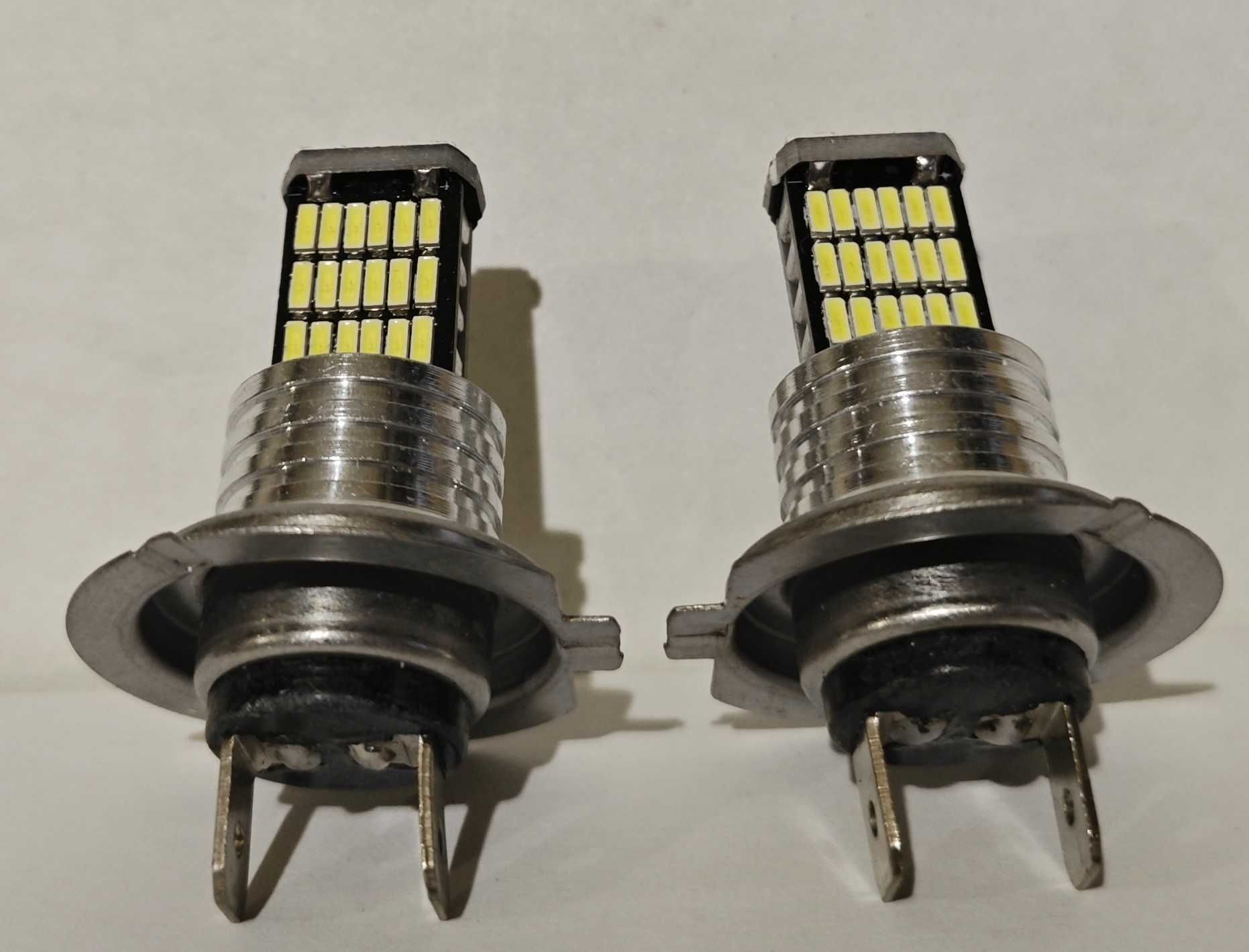 Светодиодные LED авто лампы, для фар головного света, цоколь H7