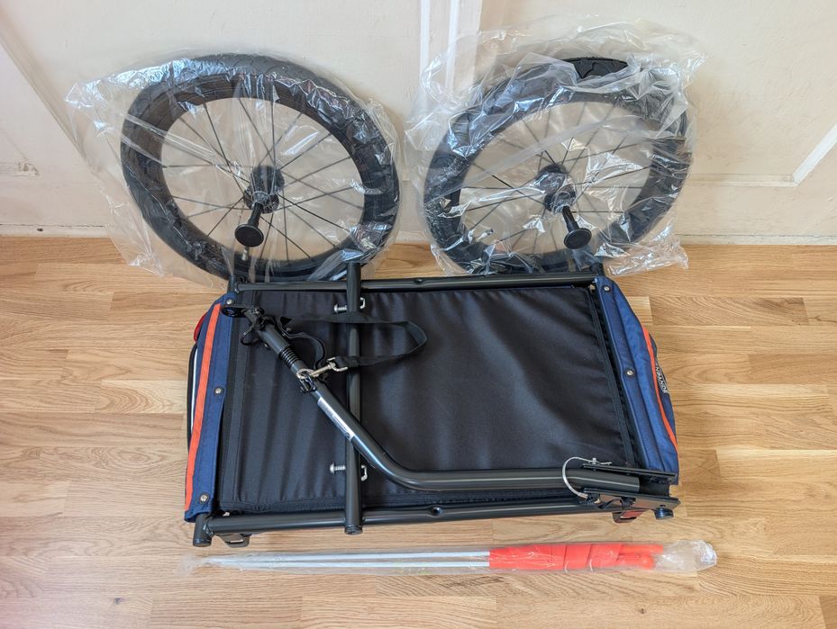 Hafenbande Przyczepka Rowerowa Cabby S dla psa 116x52x61cm do 20kg 857