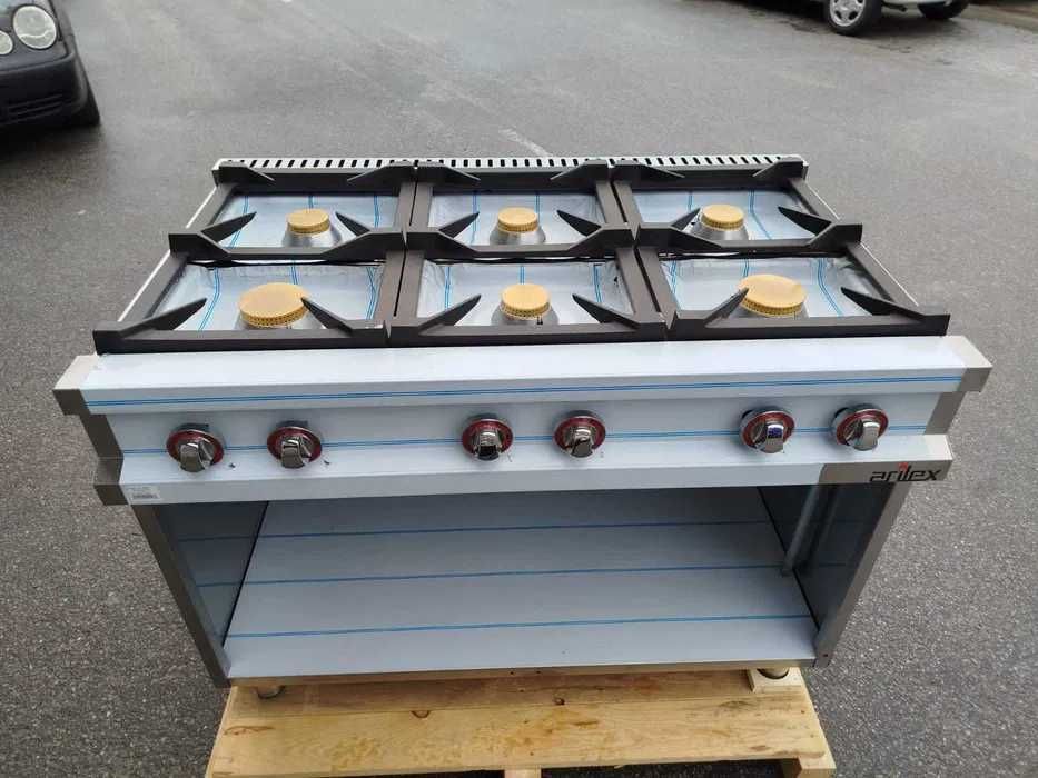 Fogão a Gás com 6 Queimadores sem Forno - NOVO