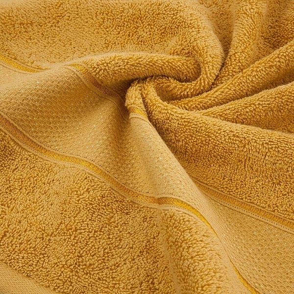 Ręcznik Kąpielowy 30x50 Bawełniany Frotte 500g/m2 Liana 12 Musztarda