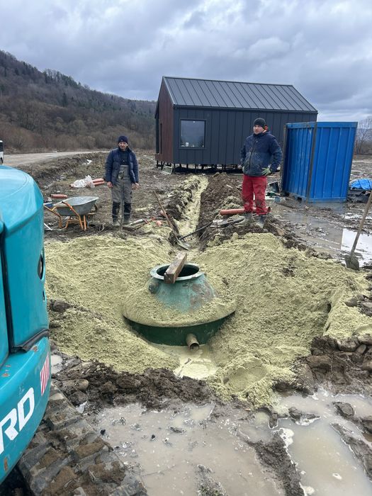Біосептик, каналізація,під ключ, водовідвід.