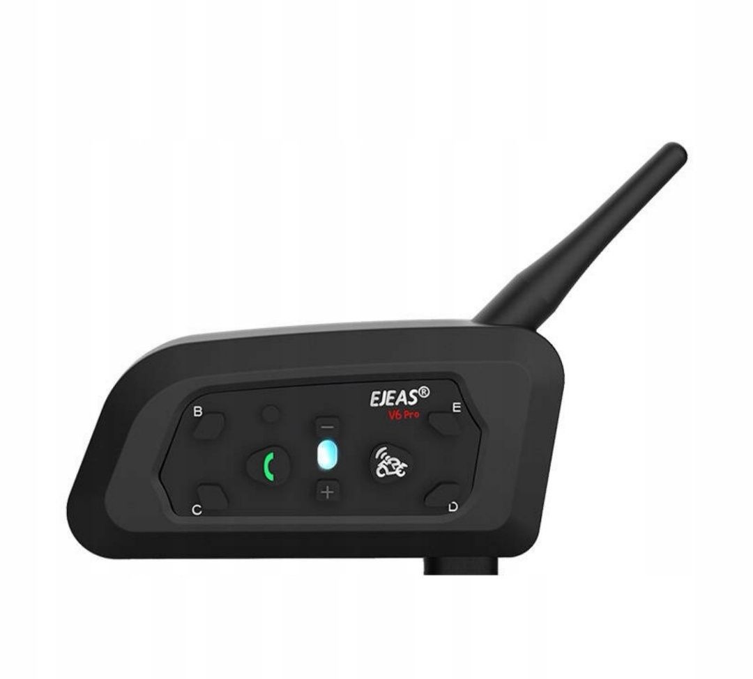 Nowy Interkom Motocyklowy EJEAS V6 Pro Bluetooth 1200m