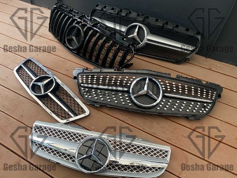 Нові решітки решітка радіатора мерседес w204w205c207wx156w166w906w907