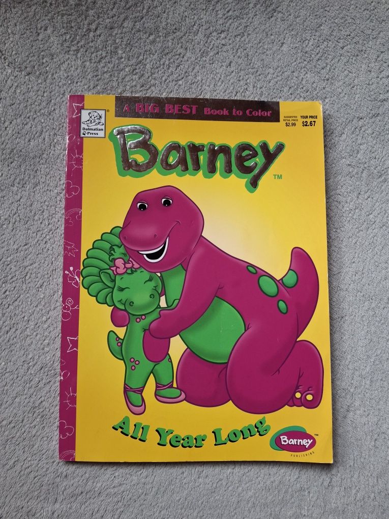 Kolorowanka Książka "Barney"