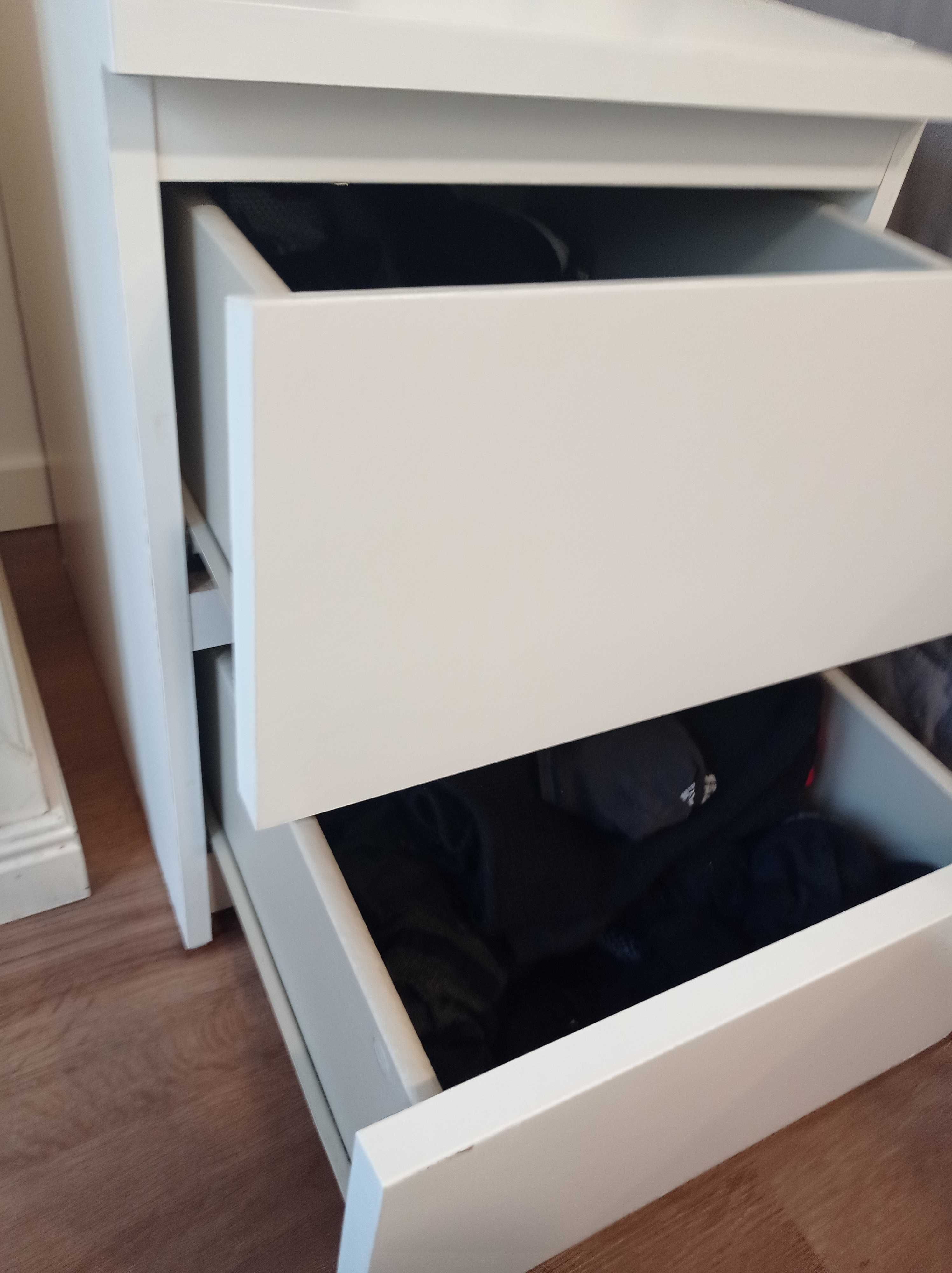 Cómoda c/2 gavetas MALM IKEA, branco, 40x55 cm.