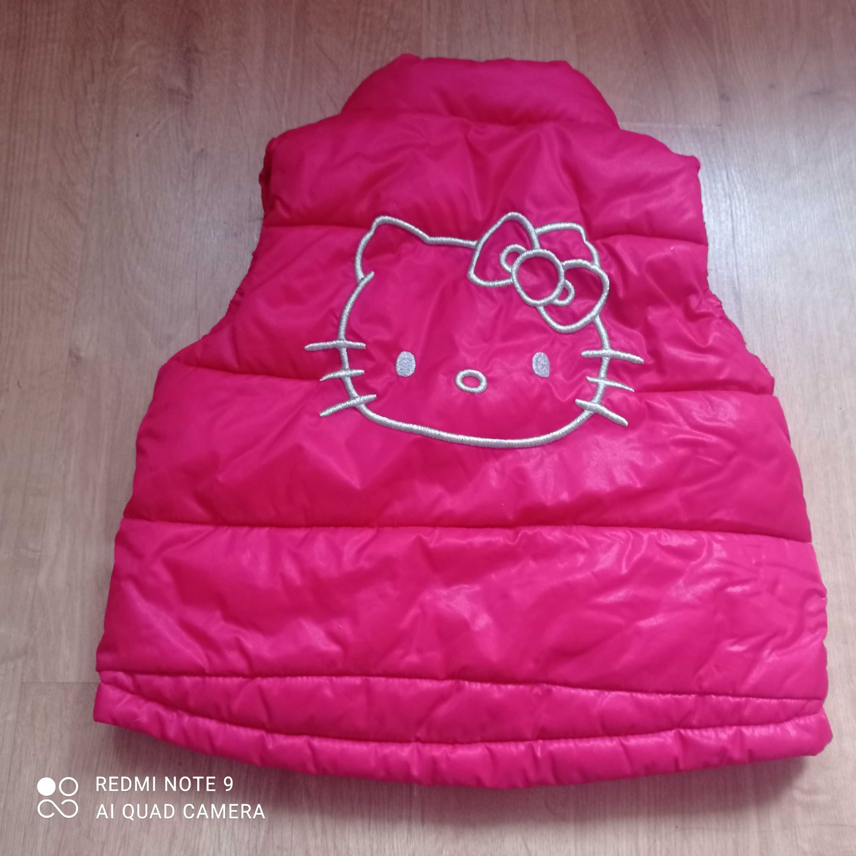 Kamizelka hello kitty 18-24  rozmiar 86/92 bezrękawnik