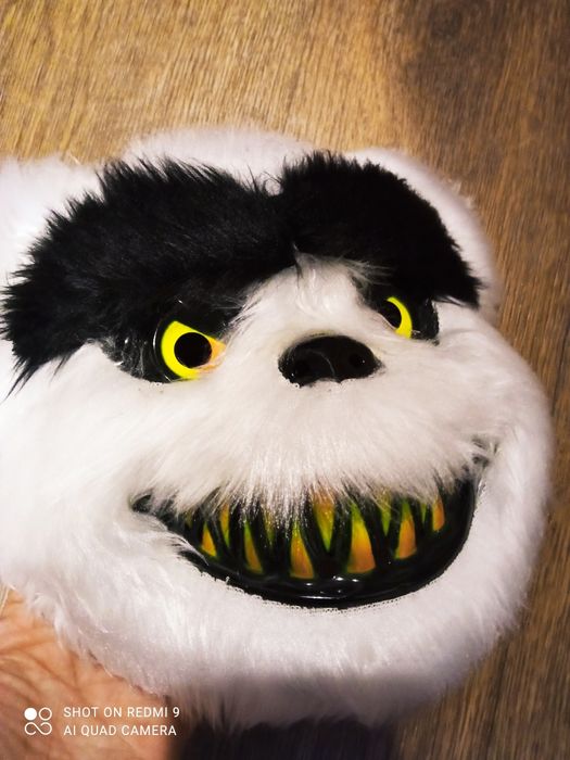 Маска на голову,белый панда убийца, пять друзей фредди, Tesco