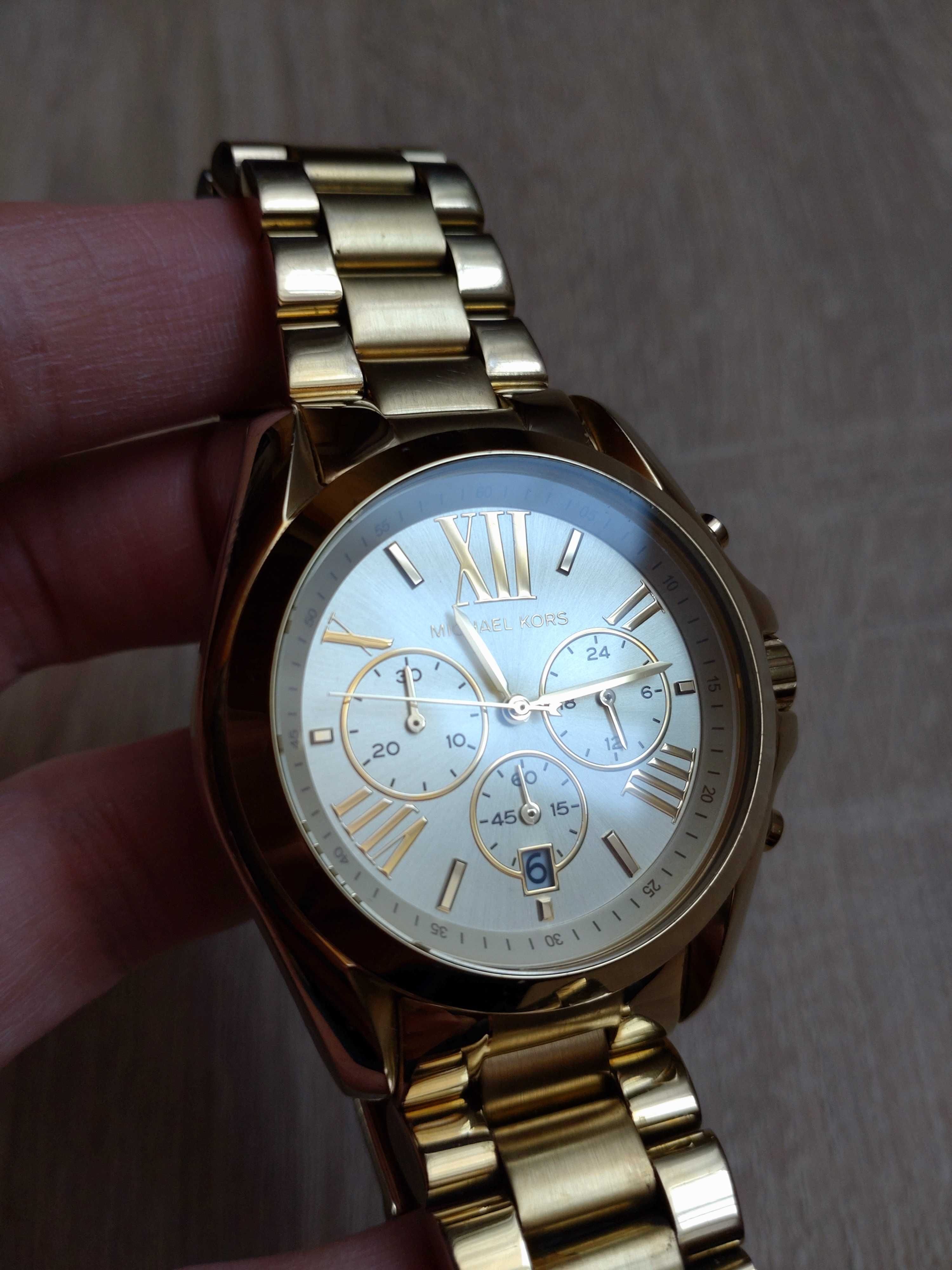 Zegarek damski Michael Kors MK5605 Bradshaw złoty w bdb stanie