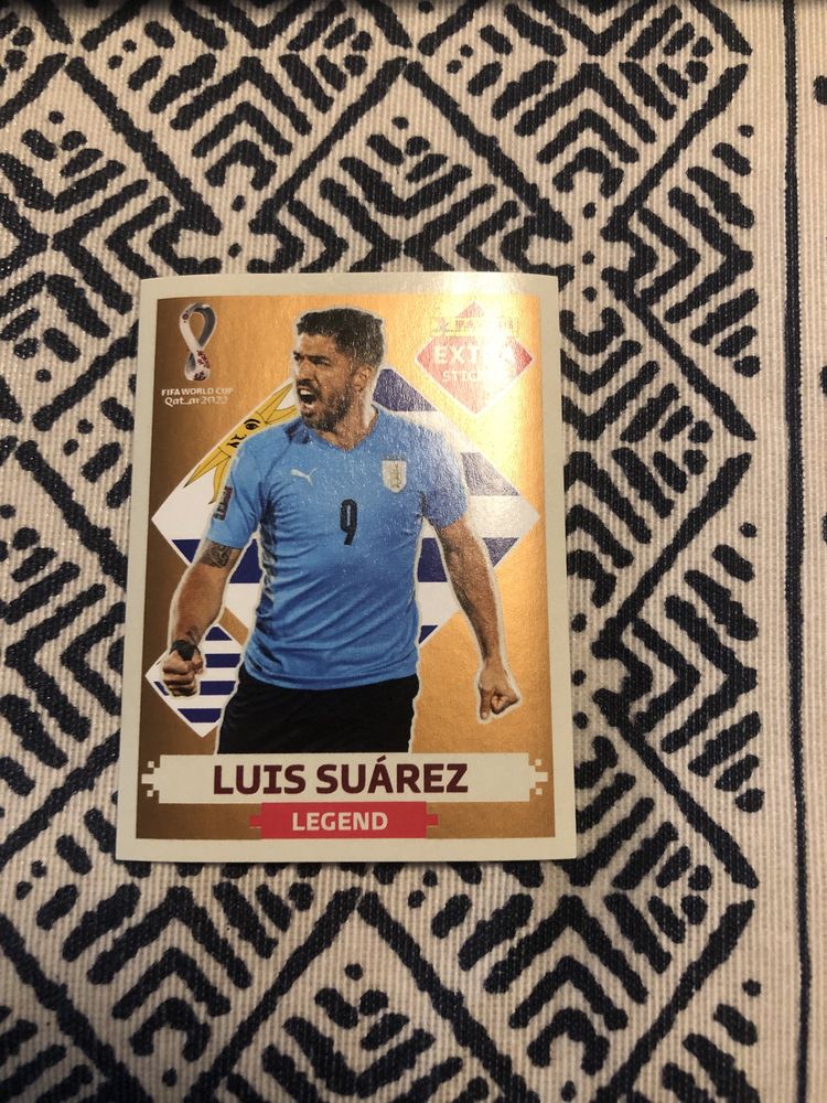 FIFA World Cup Panini Extra Sticker - Luis Suarez - Bronze